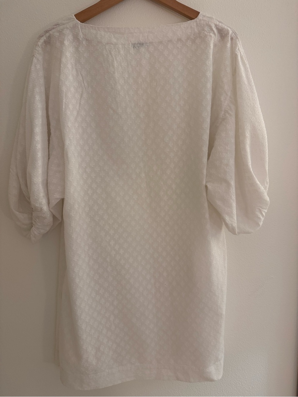 RHODE Arya Mini Dress White Clover Pattern Women’s XS - No Belt 100% cotton. - Picture 8 of 10